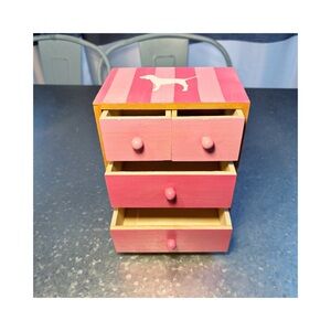 CUSTOM  handmade VS PINK DOG Jewelry box/holder